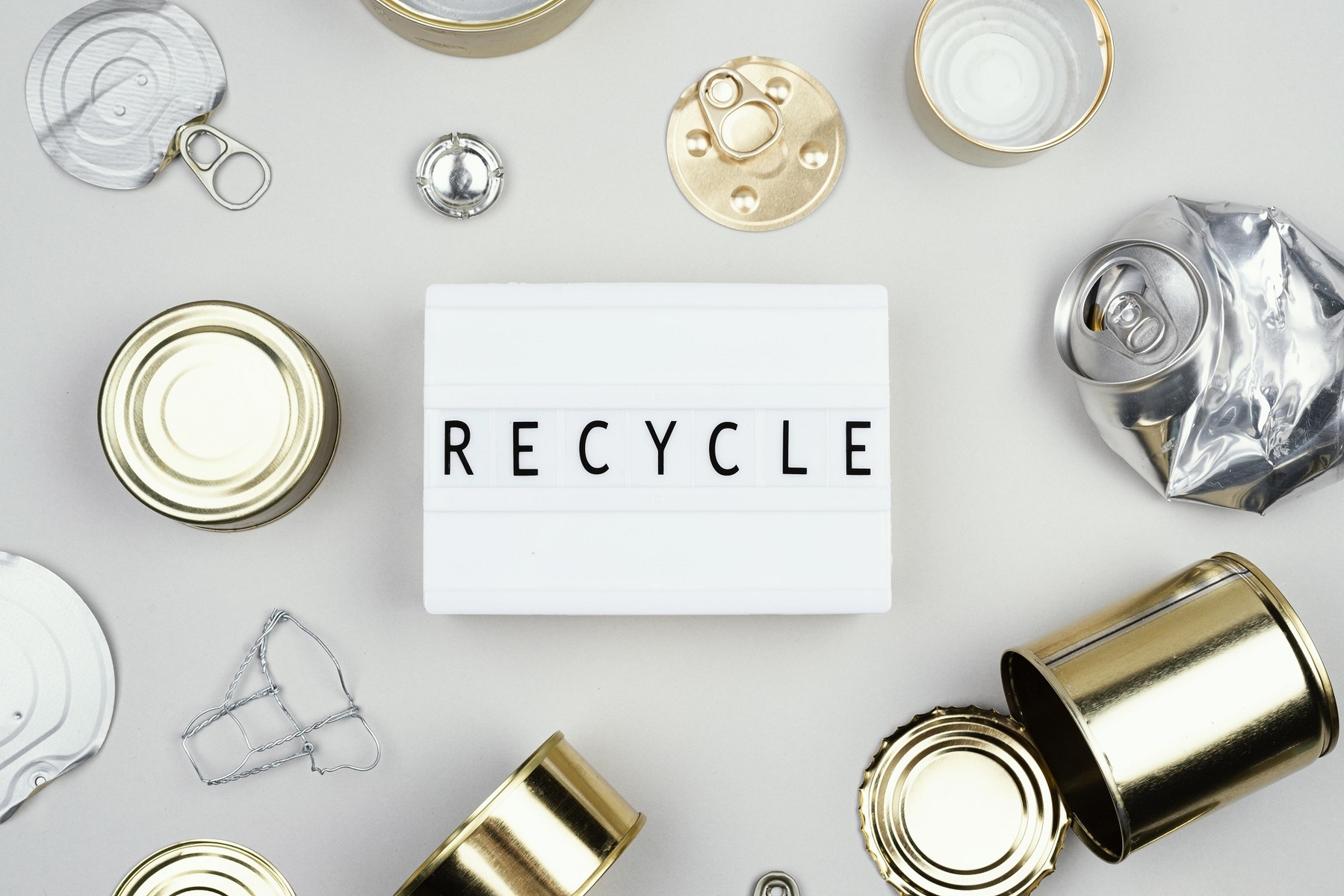 Flat lay recycling