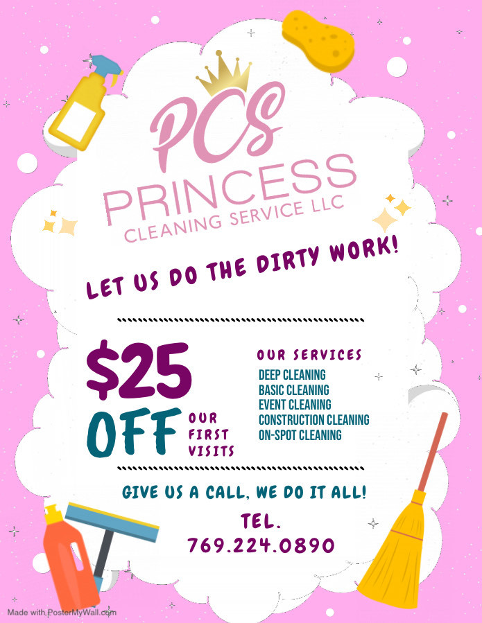 Cleaning Company in Byram, MS (769) 2240890 Princess Cleaning