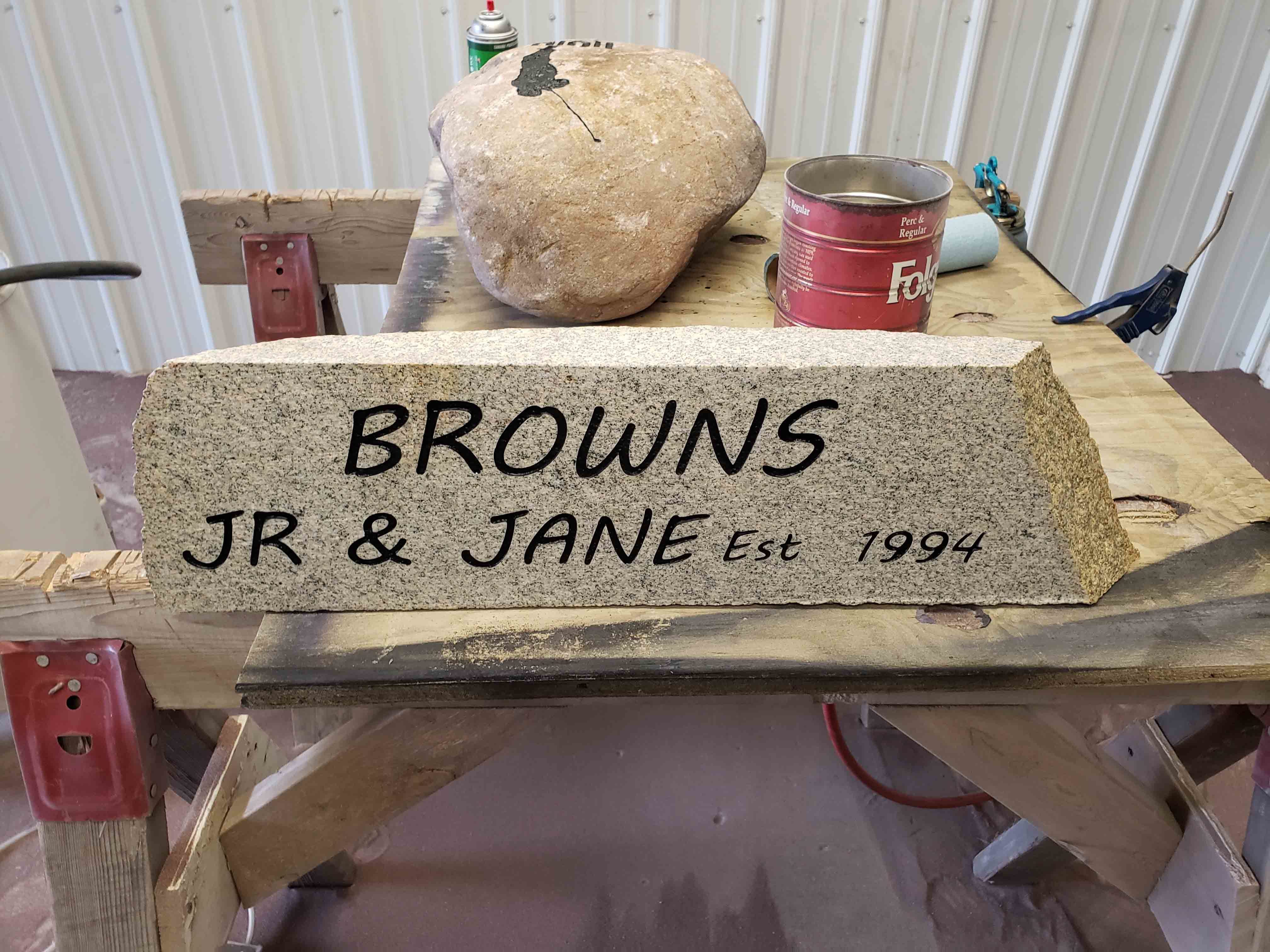 Stone Engravers Ruthven Rocks Ruthven, IA