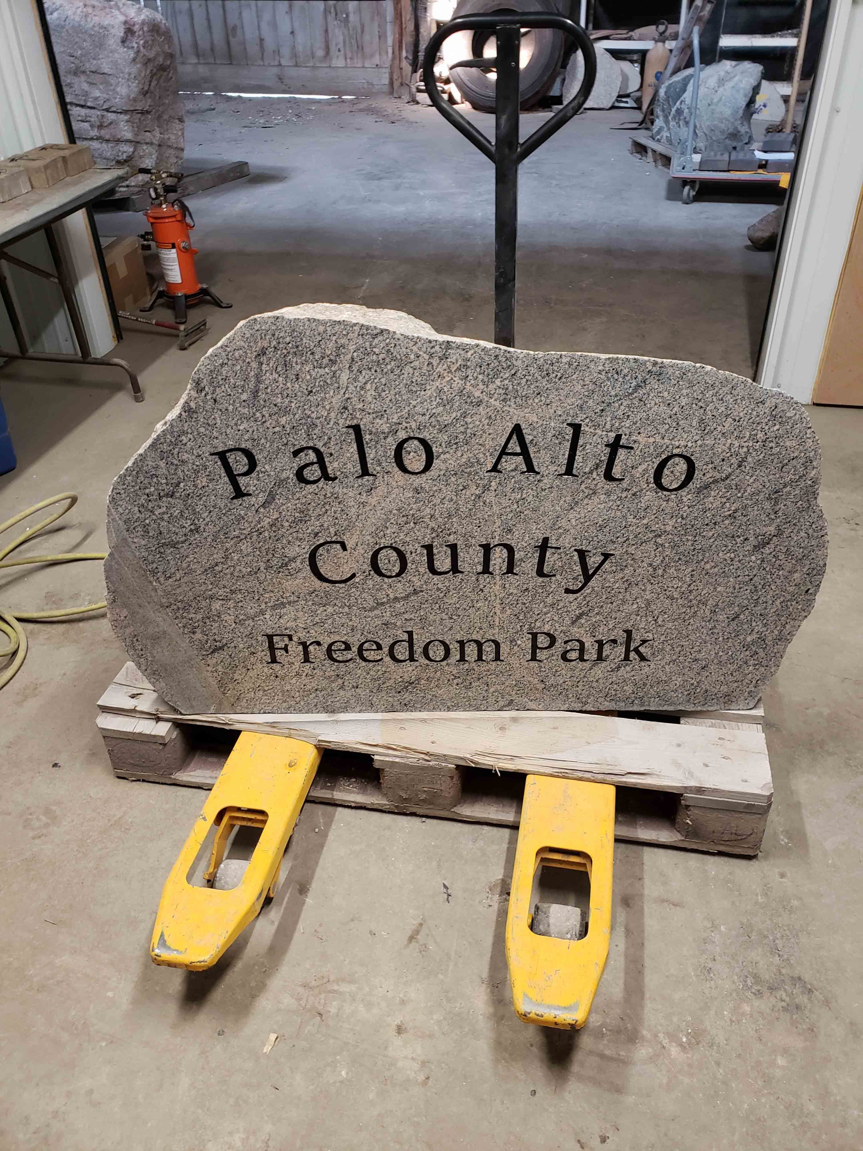 Stone Engravers Ruthven Rocks Ruthven, IA