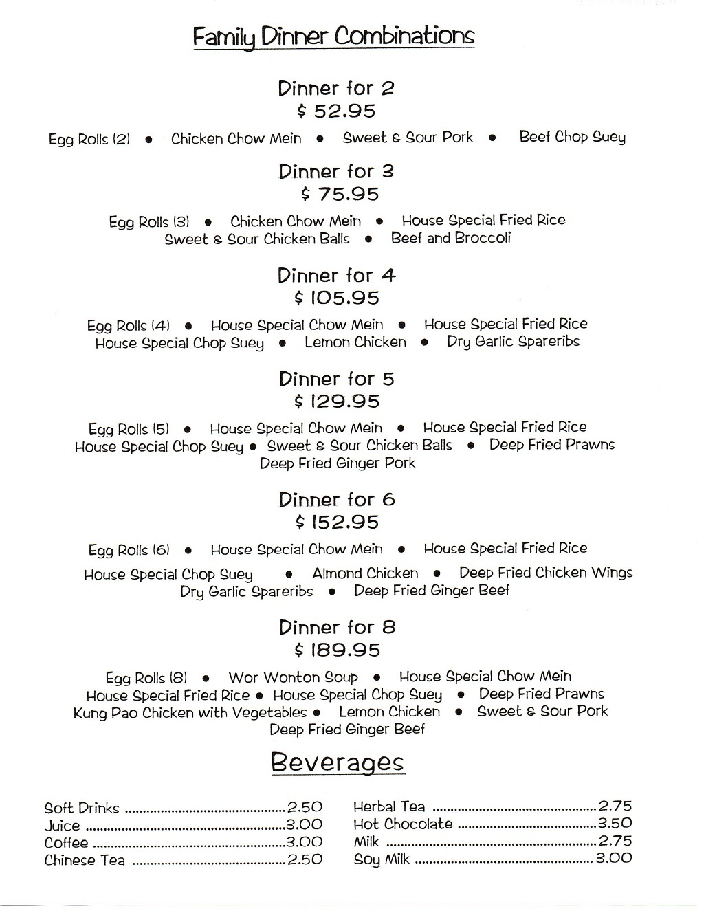 Menu page 3